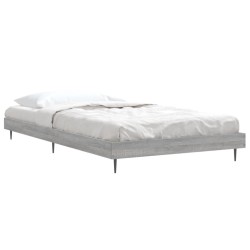 Cadre de lit sans matelas sonoma gris 100x200 cm 