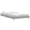 Cadre de lit sans matelas sonoma gris 100x200 cm 