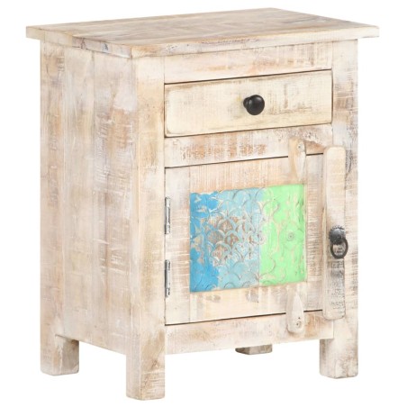 Table de chevet 40x30x50 cm Bois d'acacia brut 