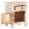 Table de chevet 40x30x50 cm Bois d'acacia brut 