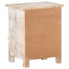 Table de chevet 40x30x50 cm Bois d'acacia brut 