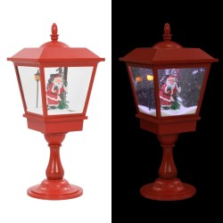 Lampe de piédestal de Noël avec Père Noël 64 cm LED 