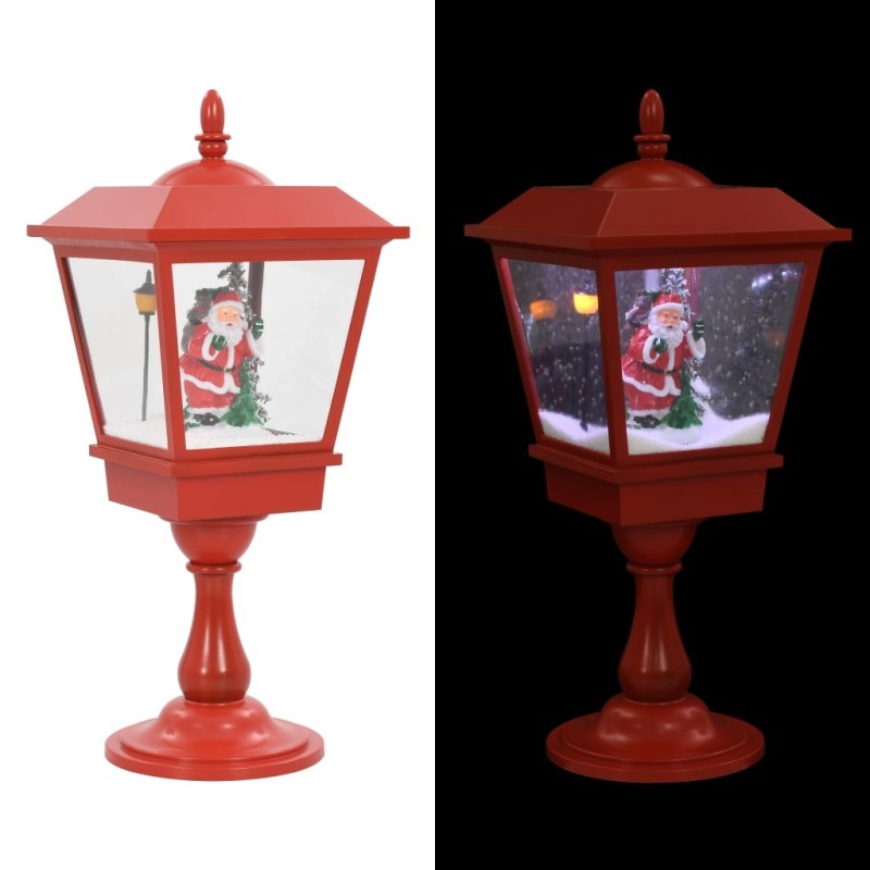 Lampe de piédestal de Noël avec Père Noël 64 cm LED 