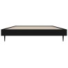 Cadre de lit sans matelas noir 100x200 cm bois d'ingénierie 