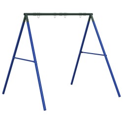 Cadre de balançoire extérieur et 4 crochets de suspension acier 