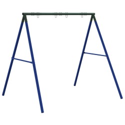 Cadre de balançoire extérieur et 4 crochets de suspension acier 