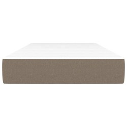 Matelas à ressorts ensachés pour enfants taupe 80x160 cm tissu 