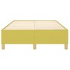 Cadre de lit sans matelas vert 120x200 cm tissu 