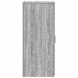 Armoire de rangement sonoma gris 40x45x103,5 cm bois ingénierie 