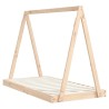 Cadre de lit pour enfant 80x160 cm bois de pin massif 
