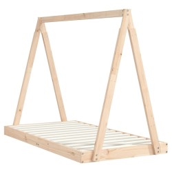 Cadre de lit pour enfant 80x160 cm bois de pin massif 