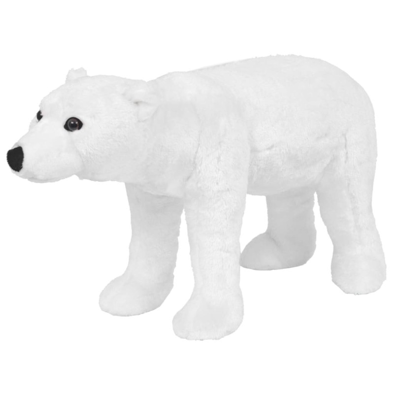 Jouet en peluche Ours polaire Blanc XXL 