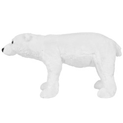 Jouet en peluche Ours polaire Blanc XXL 