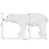 Jouet en peluche Ours polaire Blanc XXL 