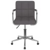 Chaise pivotante de bureau Taupe Tissu 