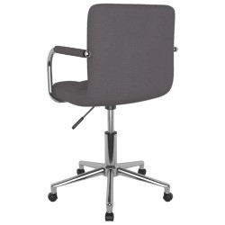 Chaise pivotante de bureau Taupe Tissu 