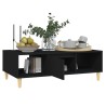Table basse noir 103,5x60x35 cm bois d'ingénierie 