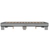 Cadre de lit sans matelas sonoma gris 135x190 cm 