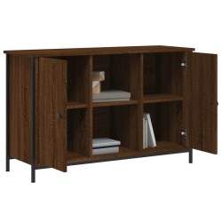 Meuble TV chêne marron 100x35x65 cm bois d'ingénierie 