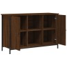 Meuble TV chêne marron 100x35x65 cm bois d'ingénierie 