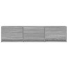 Meuble TV avec LED sonoma gris 165x34x40 cm bois d'ingénierie 