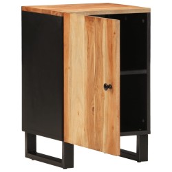 Armoire de salle de bain 38x33x58 cm bois massif d'acacia 