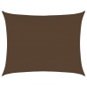 Voile d'ombrage 160 g/m² Marron 6x8 m PEHD 