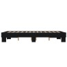 Cadre de lit sans matelas noir 135x190 cm 