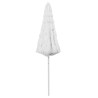 Parasol de plage Hawaii blanc 300 cm 