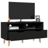 Meuble TV noir 90x40x48,5 cm bois d'ingénierie 