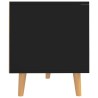 Meuble TV noir 90x40x48,5 cm bois d'ingénierie 