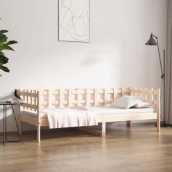 Lit de jour sans matelas 90x200 cm bois de pin massif 
