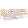 Lit de jour sans matelas 90x200 cm bois de pin massif 