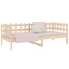 Lit de jour sans matelas 90x200 cm bois de pin massif 