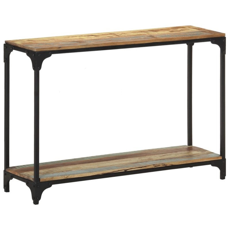 Table console 110x30x75 cm Bois solide de récupération 