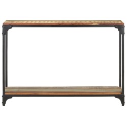 Table console 110x30x75 cm Bois solide de récupération 