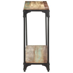 Table console 110x30x75 cm Bois solide de récupération 