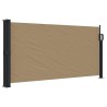 Auvent latéral rétractable taupe 100x500 cm 