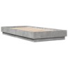 Cadre de lit sans matelas avec lumières LED 100x200 cm 