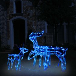 Cordon lumineux de Noël 3 pcs Rennes 229 LED 