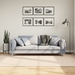 Tapis HUARTE à poils courts doux et lavable beige 160x230 cm 