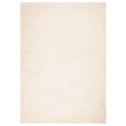 Tapis HUARTE à poils courts doux et lavable beige 160x230 cm 
