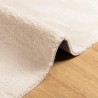 Tapis HUARTE à poils courts doux et lavable beige 160x230 cm 