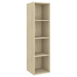 Ensemble de meubles TV 2 pcs Chêne sonoma Bois d'ingénierie 