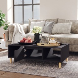 Table basse gris 103,5x60x35 cm bois d'ingénierie 