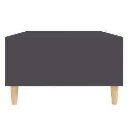 Table basse gris 103,5x60x35 cm bois d'ingénierie 