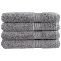 Serviettes de sauna de qualité supérieure SOLUND 4 pcs gris 