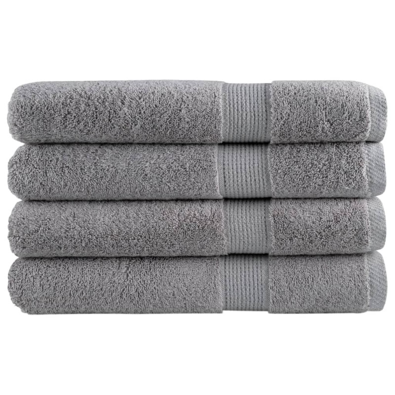Serviettes de sauna de qualité supérieure SOLUND 4 pcs gris 