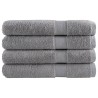 Serviettes de sauna de qualité supérieure SOLUND 4 pcs gris 