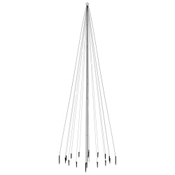 Sapin de Noël avec piquet 1134 LED Bleues 800 cm 